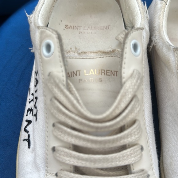 Saint Laurent Distressed Sneakers - Picture 6 of 10